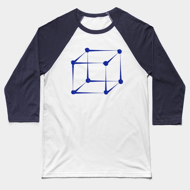 Molecule Baseball T-Shirt by DiegoCarvalho